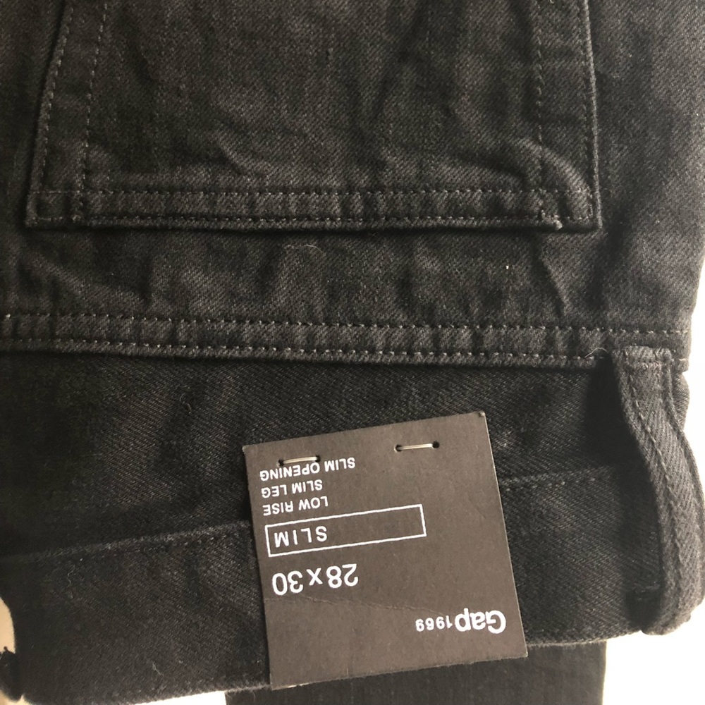 28x30 Skinny & Slim Black Jeans